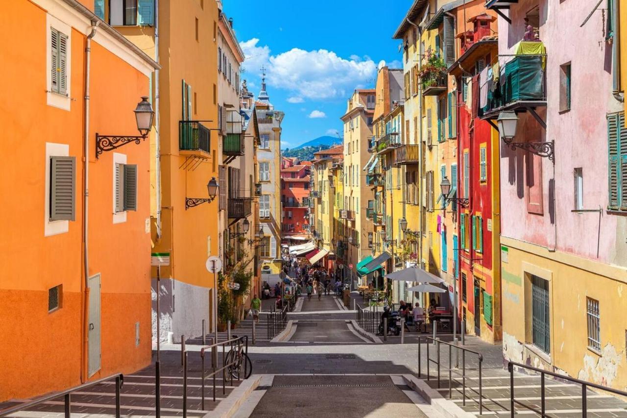 Center - Balcony Quiet - Air Conditioner - Kitchen - Wifi - Tram Nizza Exterior foto
